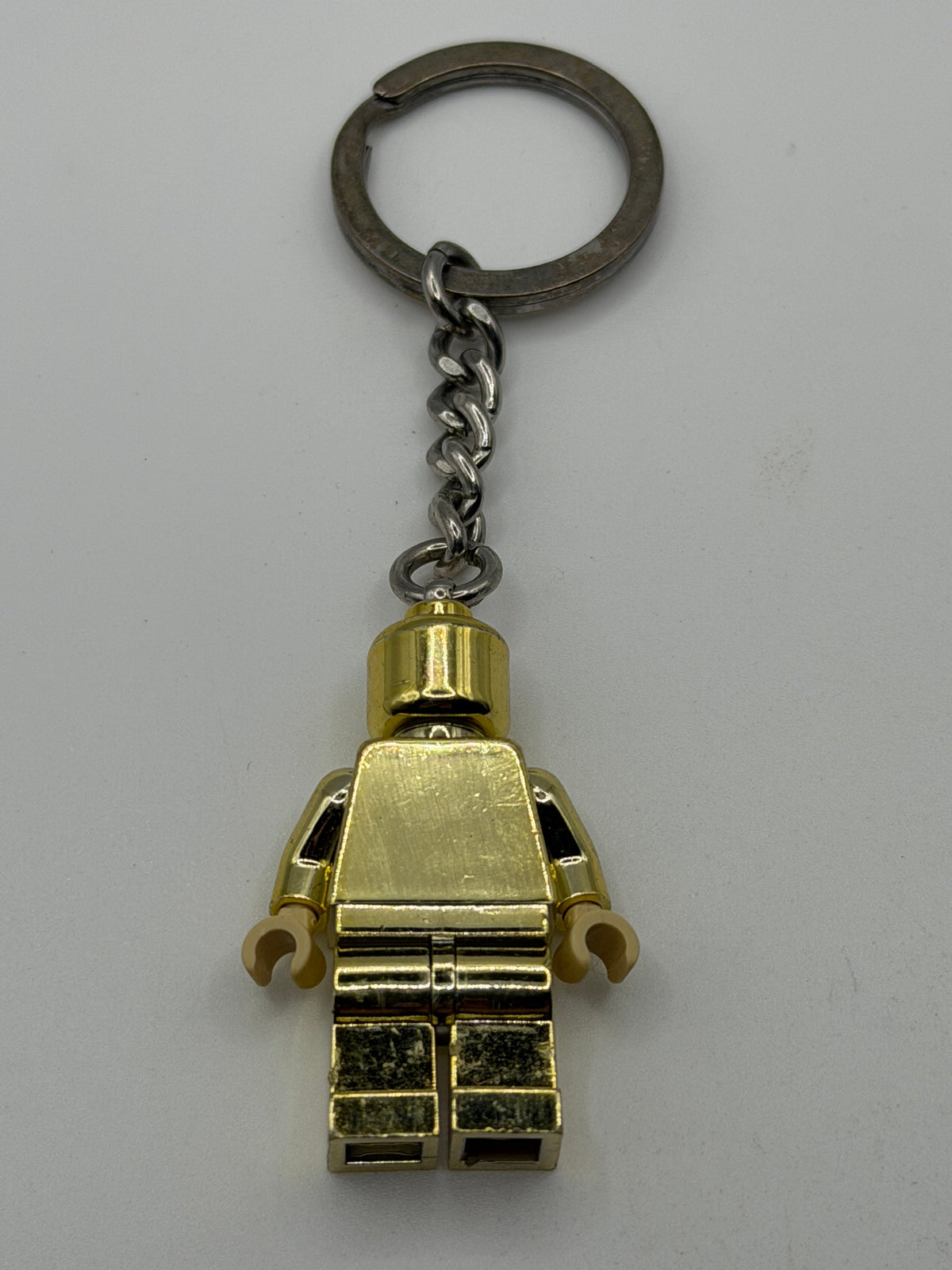 Golden LEGO® Minifigure Key Chain (Chrome Gold) 850807