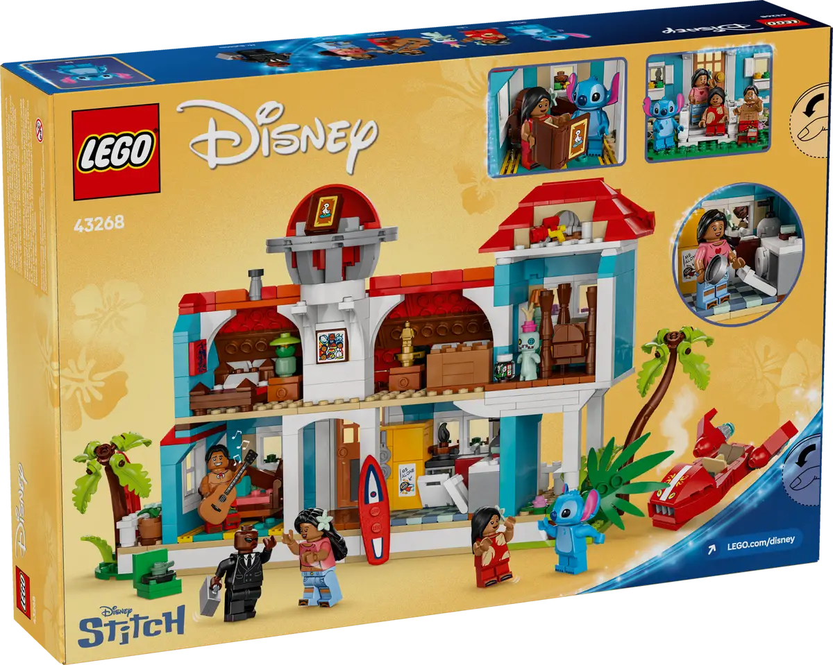 LEGO Disney Lilo and Stitch Beach House Set (43268)