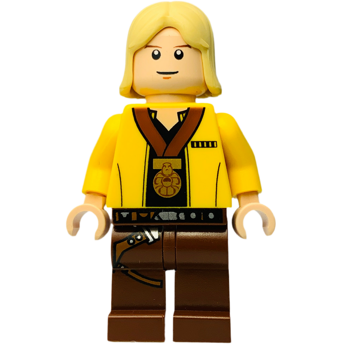 Luke Skywalker, Celebration, Yellow Jacket, White Pupils, sw0257a, LEGO® Star Wars Minifigure