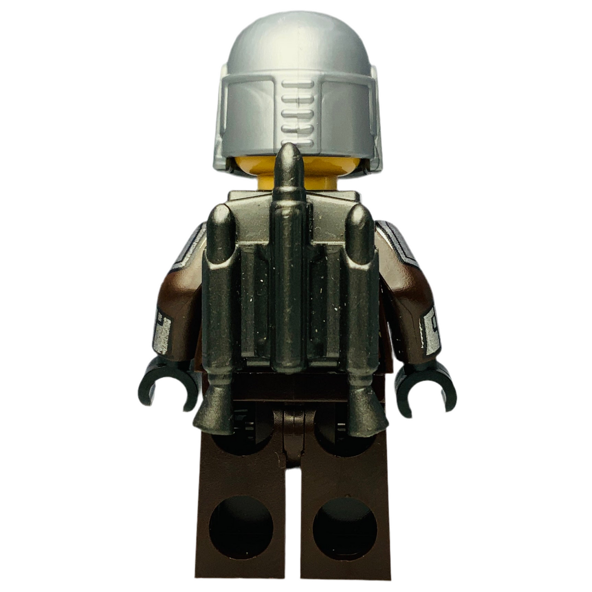 Din Djarin - Silver Beskar Armor, sw1212 (with Printed Face, Jetpack), LEGO® Star Wars Minifigure