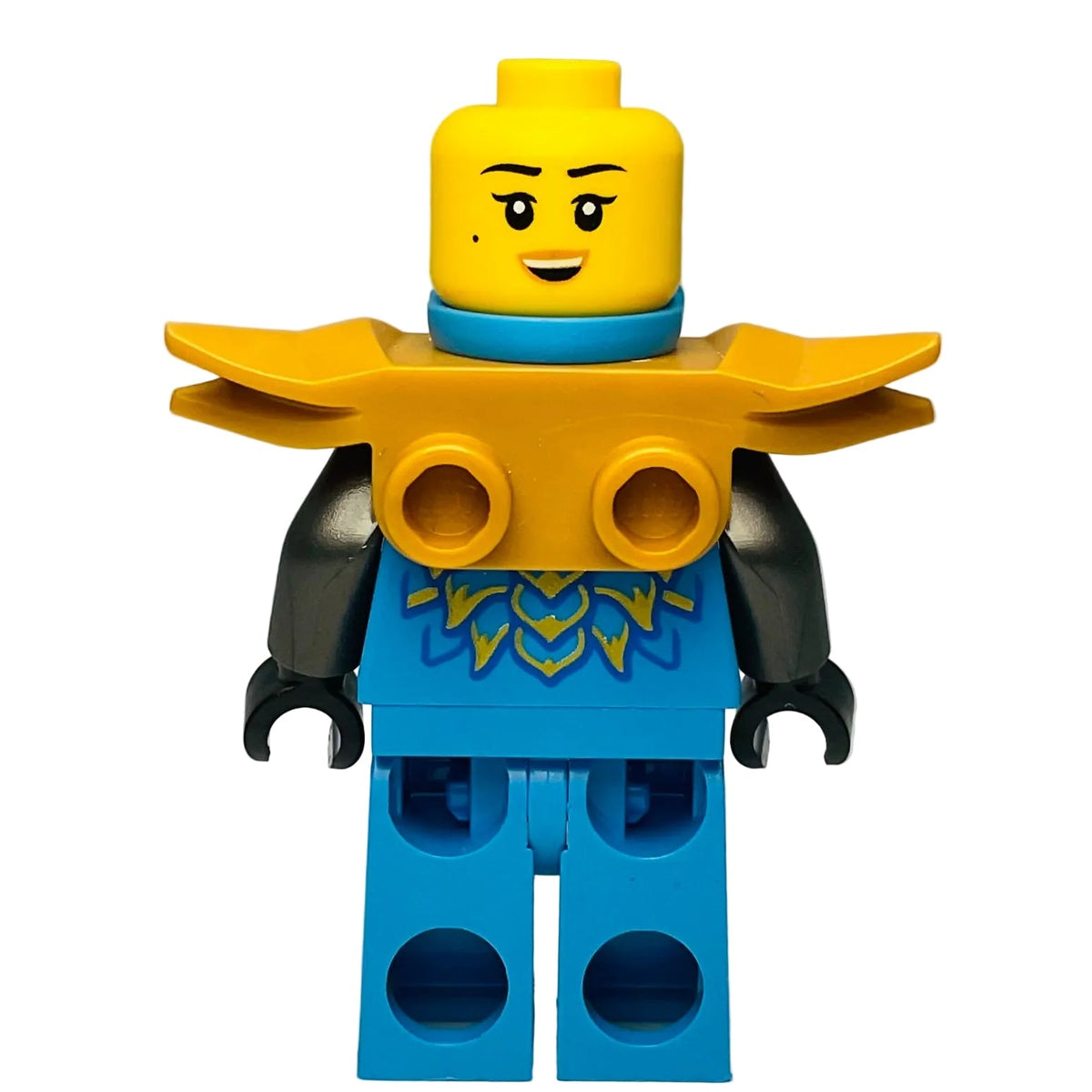 Nya - Dragons Rising, Wide Pearl Gold Shoulder Armor, njo1036 - LEGO® Ninjago Minifigure