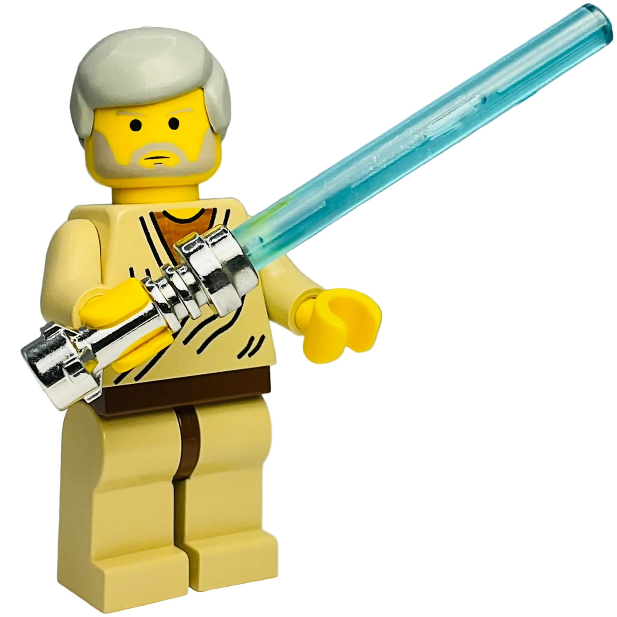 Obi-Wan Kenobi, Light Gray Hair, sw0023 - LEGO® Star Wars Minifigure