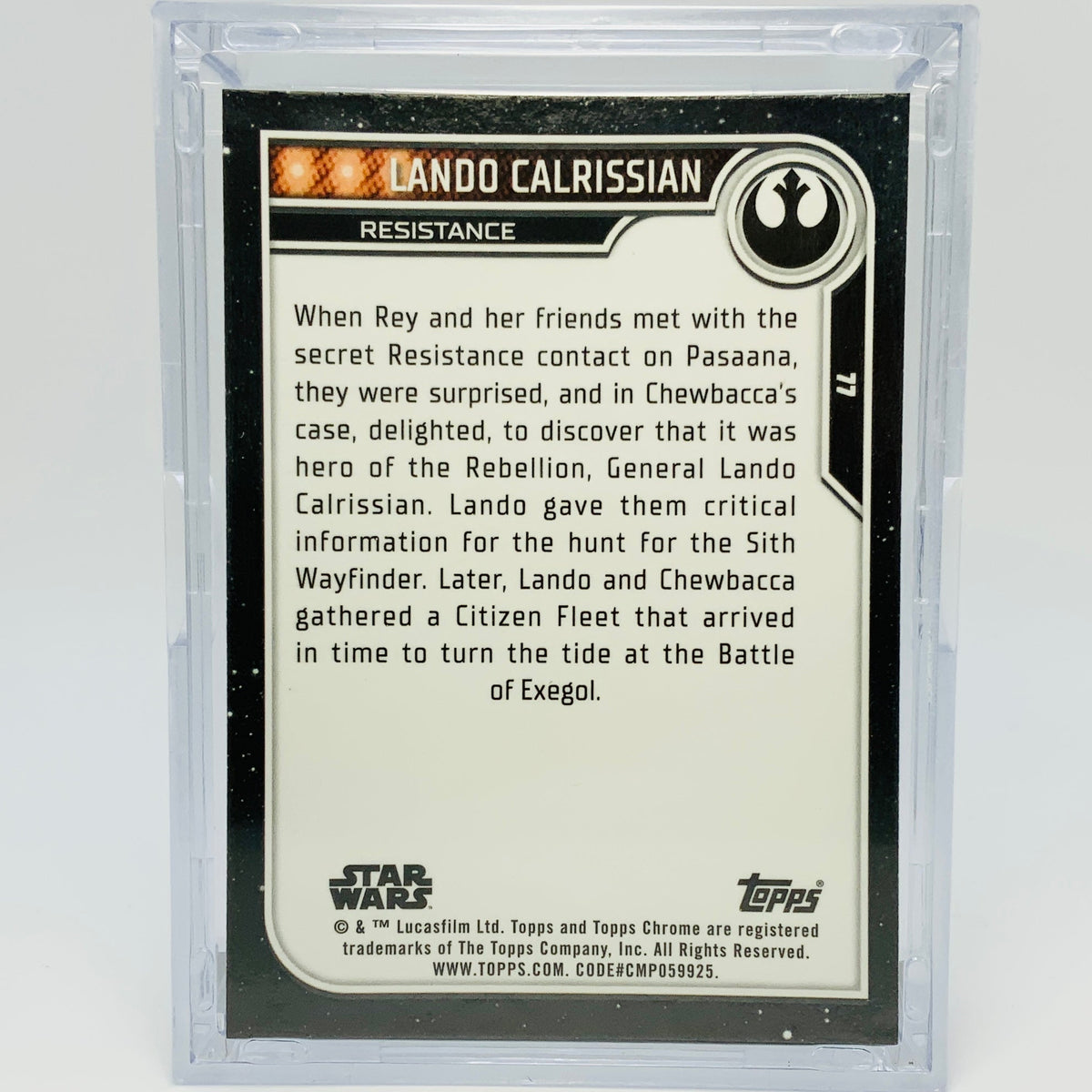 Lando Calrissian with Trading Card & Collector’s Case