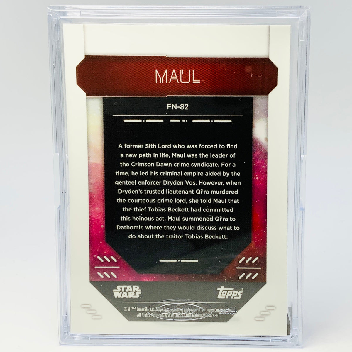 Darth Maul with Trading Card & Collector’s Case