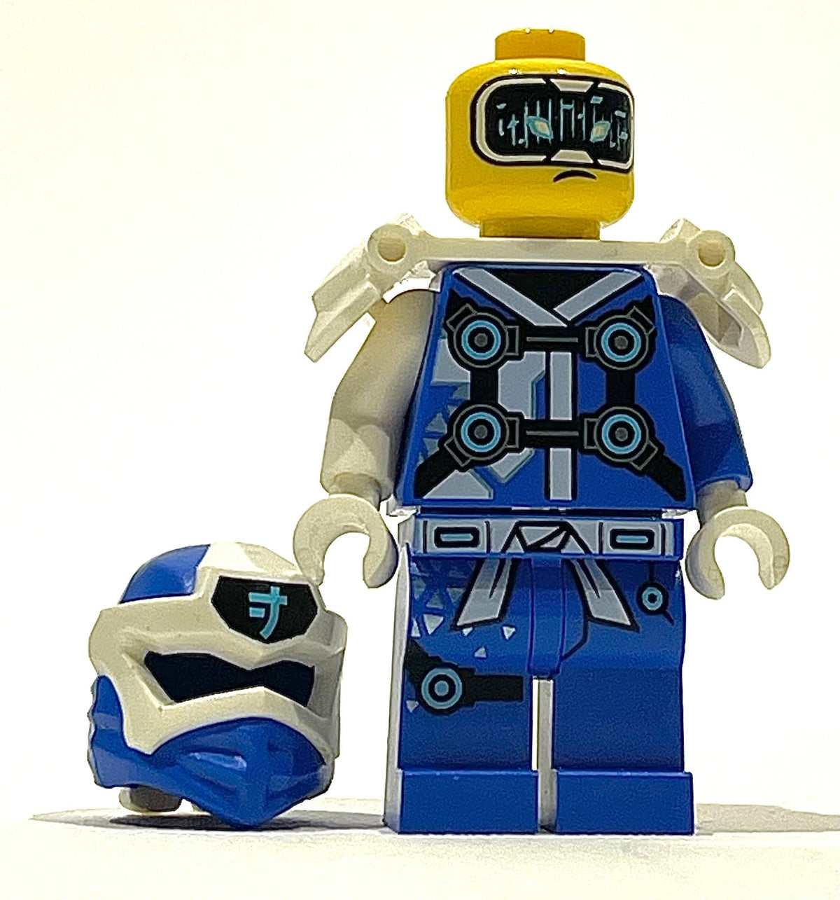 Digi Jay, Shoulder Armor with Scabbard, njo0563 - LEGO® Ninjago Minifigure