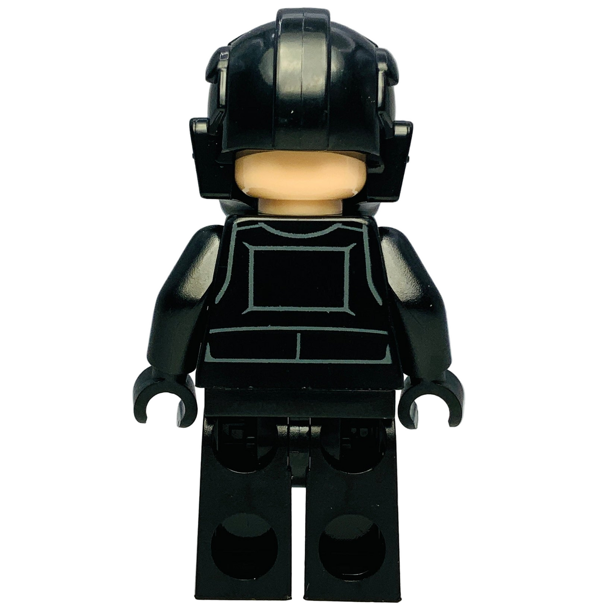 Imperial TIE Fighter Pilot - Light Nougat Head, Frown, sw1138 - LEGO® Star Wars Minifigure