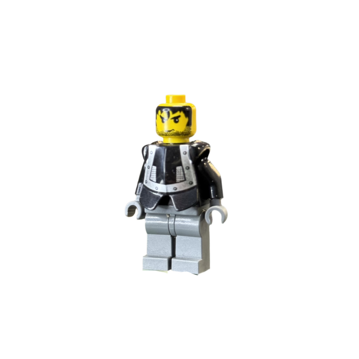 Breastplate - Armor over Black, Black Neck-Protector (Squire), cas309