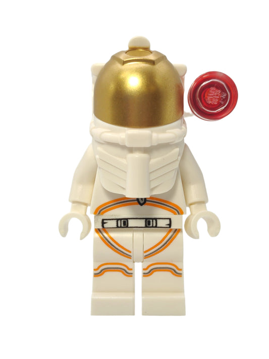 Astronaut - White Spacesuit with Orange Lines and Side Lamp, cty1039