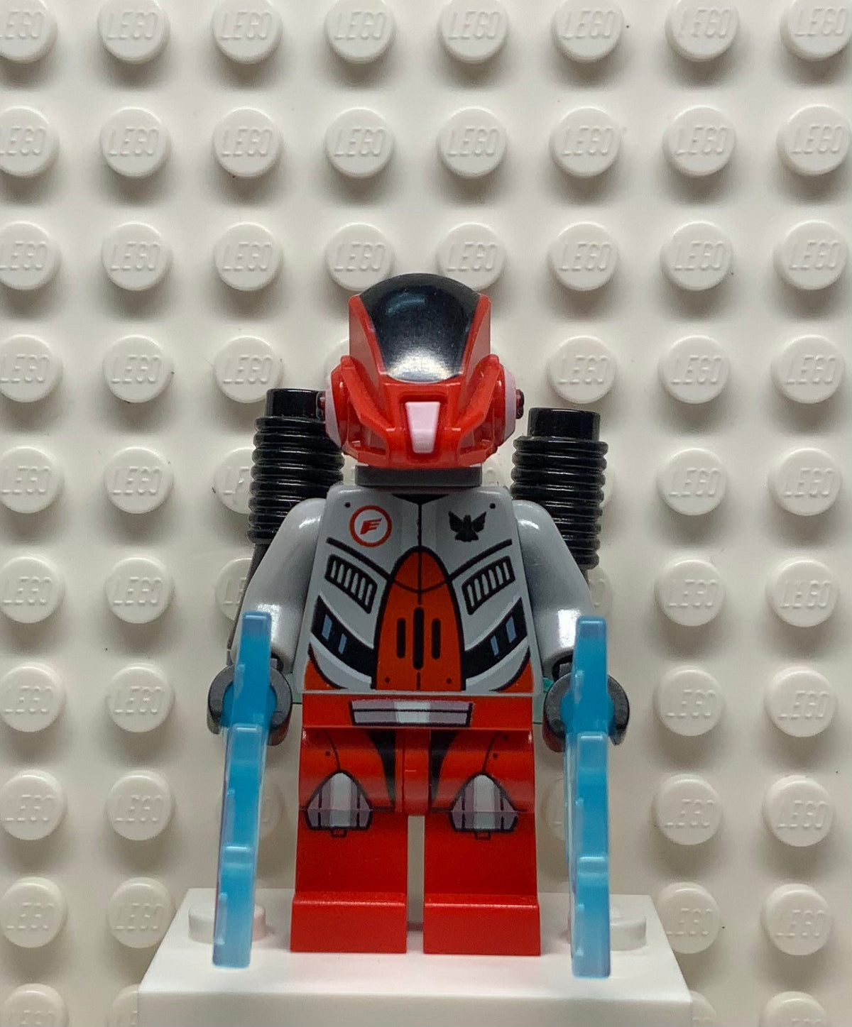 Red Robot Sidekick with Jetpack, gs006