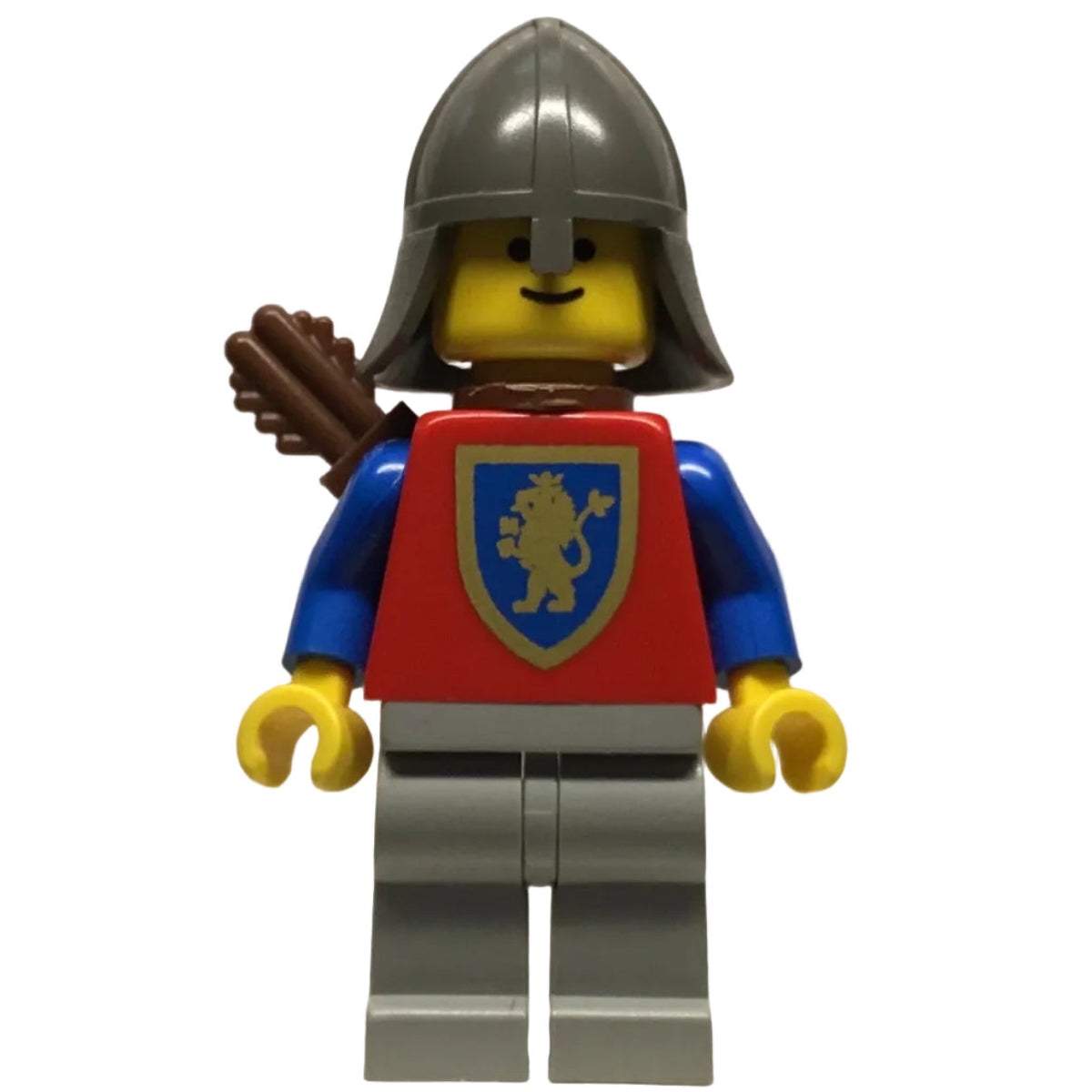 Crusader-Lion, Light Gray Legs, cas372 - LEGO® Castle Minifigure